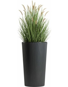 Plastový květináč URBANIKA ECO 57,1x29,5 cm antracitový