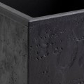 Květináč na kolečkách BETONIQUE 30x60 cm černý beton