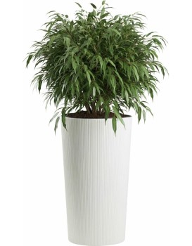 Plastový květináč URBANIKA ECO 75x40,9 cm bílý