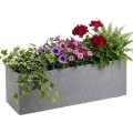 Květináč na kolečkách BETONIQUE 90x30 cm šedý beton