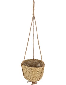 Závěsný květináč BOHO 20 cm béžový