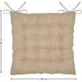 Podsedák na židli Josepha 38x38 cm béžový