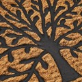 Kokosová rohožka Tree 75x45 cm hnědá/černá