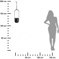 Závěsný květináč AERA HANG 17,9 cm černý