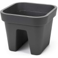 Balkónový truhlík Lys 29 cm antracitový