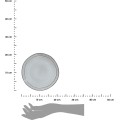 Mělký kameninový talíř Deline Dove 21 cm šedý
