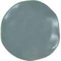 Mělký kameninový talíř Mare Teal 27 cm modrý