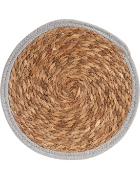 Kulaté prostírání SOLO 35 cm béžové