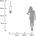 Závěsný květináč AERA HANG 17,9 cm béžový