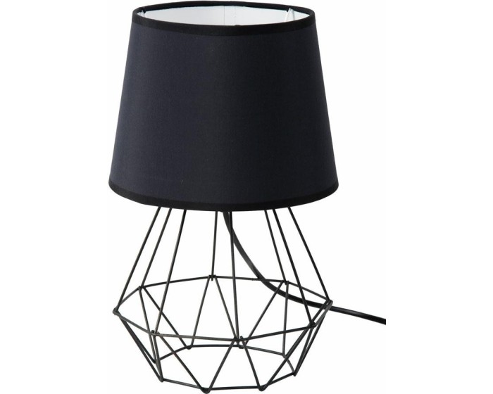 Stolní lampa Diamond se stínidlem 2v1- ČERNÁ