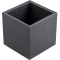 Sada 2 ks květináčů BETONIQUE 30x30/30x60 cm antracitová