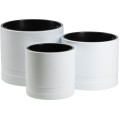 Květináč LUNA Cylinder 30,8 cm bílý