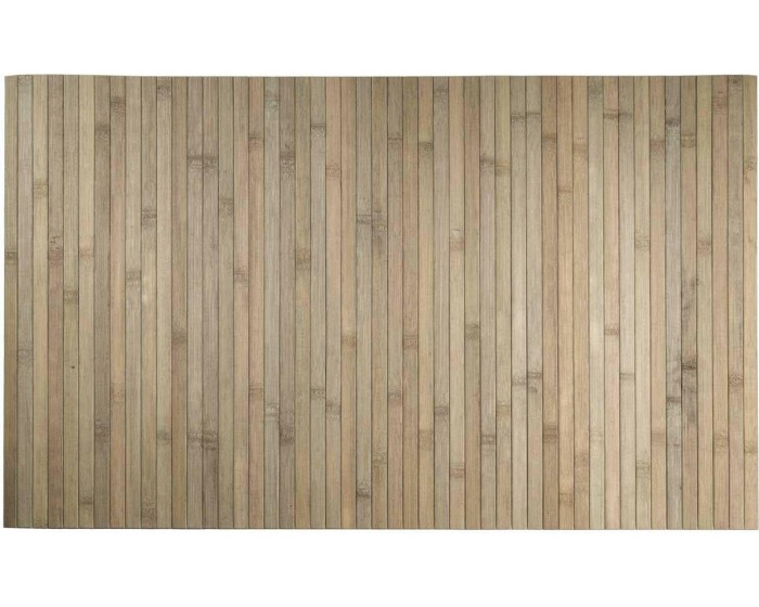 Bambusová koupelnová předložka Waka 80x50 cm hnědá