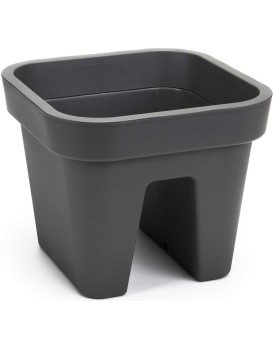 Balkónový truhlík Lys 29 cm antracitový