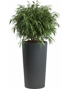 Plastový květináč URBANIKA ECO 75x40,9 cm antracitový
