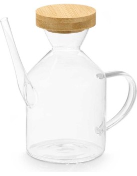 Skleněná karafa na olej SUSIE 600 ml čirá
