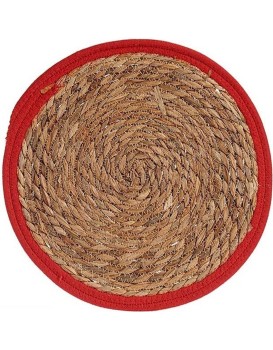 Podložka na stůl z mořské trávy BLUEBO 35 cm hnědá