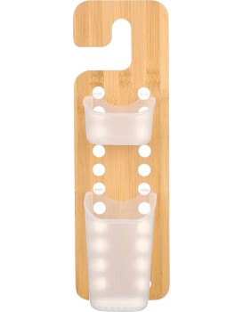 Závěsný bambusový organizér ORGO 44 cm hnědý 