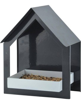 Krmítko pro ptáky FEEDER bílé/černé 