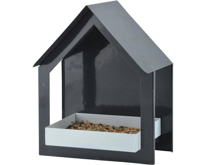 Krmítko pro ptáky FEEDER bílé/černé 
