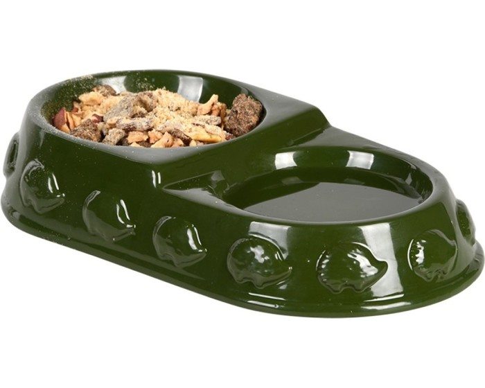 Dvojitá miska pro ježka SPIKYBOWL zelená