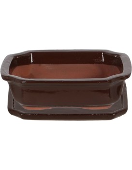 Květináč BLUMA 21 cm hnědý