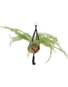 Závěsný držák na květináč Lawrence 58 cm béžový