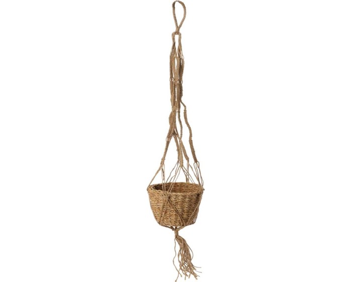 Závěsný květináč MAK BOHO S hnědý