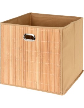 Úložný box Textilie 31x31 cm bambus