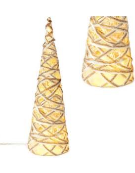 Vánoční LED stromek HOLLY 40 cm teplá bílá