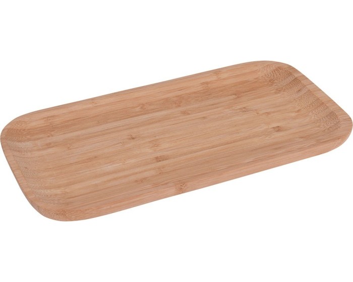 Bambusový servírovací tác Bambilion 25x13 cm hnědý