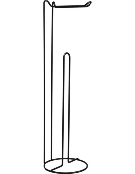 Stojan na toaletní papír ANDRES 54 cm černý