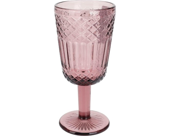 Sklenice na víno LINE 300 ml růžová 