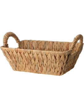 Obdélníkový košík PETTER 30x20 cm vodní hyacint natural