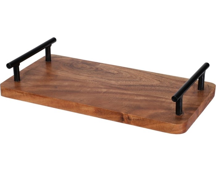 Dřevěný tác OLIVER 30x15 cm z masivu akácie