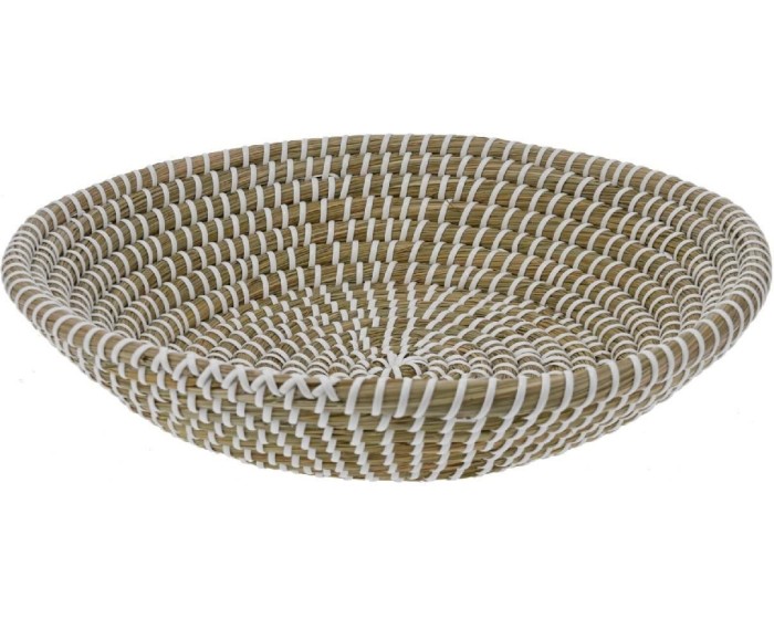 Košík z mořské trávy GRASSY 31 cm hnědý