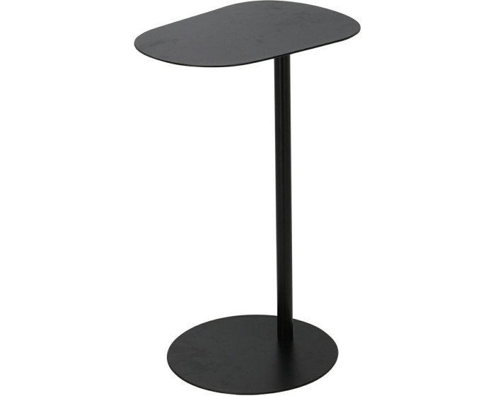 Kovový odkládací stolek Reto 53 cm černý