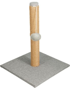 Škrabadlo pro kočky TOYBALL 30x39 cm šedé/hnědé 