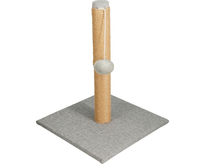Škrabadlo pro kočky TOYBALL 30x39 cm šedé/hnědé 