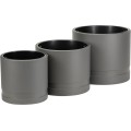 Květináč LUNA Cylinder 30,8 cm antracitový 