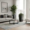 Plastový květináč Porto Riflo 46x25x25 cm černý