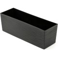 Sada 2 ks květináčů Riflo 56×19/36,2×56,1 cm černá