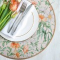 Kulaté prostírání IRIS 38 cm vícebarevné