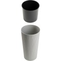 Květináč URBANIKA ECO Wood 46,6x25,5 cm šedý