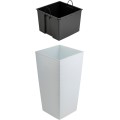 Plastový květináč Porto Riflo 75x39,6x39,6 cm bílý