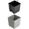 Květináč FLORE Beton 30,5x29,5x29,5 cm šedý