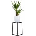Květinový stojan Charr 40 cm černý