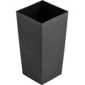 Plastový květináč Porto Riflo 36x19x19 cm černý