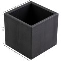 Květináč na kolečkách BETONIQUE ECO 30x30 cm černý