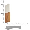 Krájecí prkénko PREPPY 38x18 cm z masivu/bílý mramor